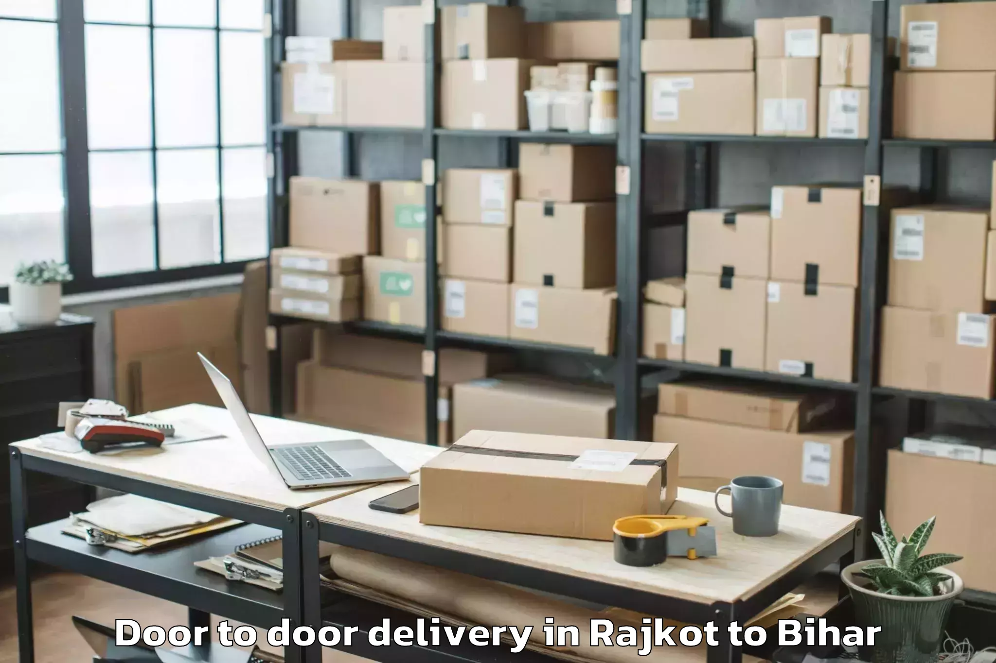 Professional Rajkot to Barauli Door To Door Delivery